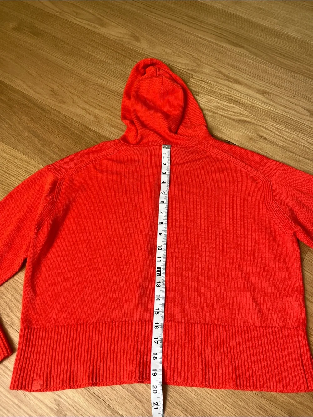 Lululemon Women’s Double knit Sweater Hoodie-Autumn Red size L